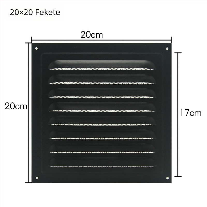 Légcsatorna szellőzőrács fedél, galvanizált vasból, Xiaohe márka, modern minimalist stílus