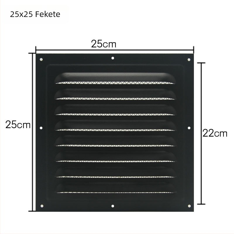 Légcsatorna szellőzőrács fedél, galvanizált vasból, Xiaohe márka, modern minimalist stílus