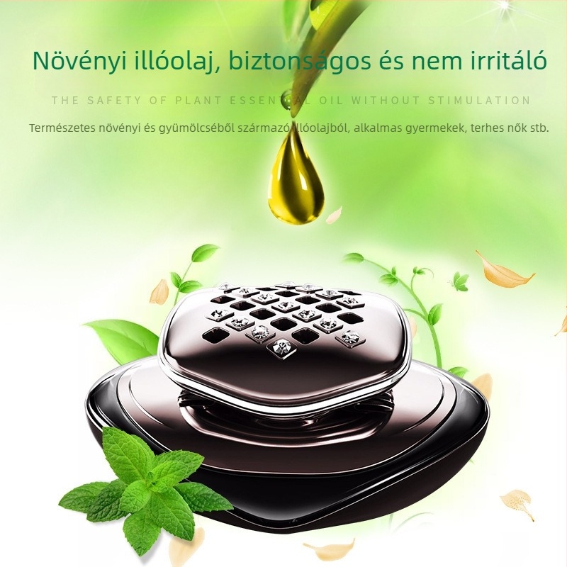 Férfi autóparfüm – Win-win, ülésillat elektroplakolás + üveg, hosszú hatástartamú illat 61–90 nap, illatok Spicy Wood és Elan incense.