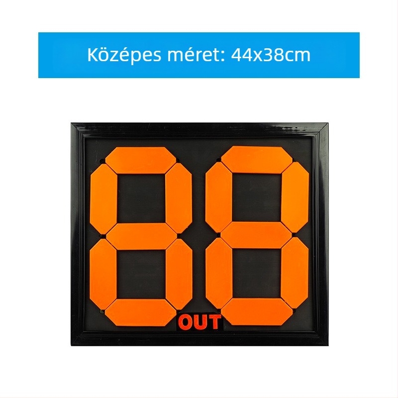 Kézi működtetésű játékoscsere kártya, kettős oldalú kijelzővel, négy játékos számára, PVC anyag