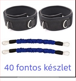Futball-edzésellenálláserősítő szalag oldalazó lépésekhez és alsó végtagi robbanóerő fejlesztéséhez, latex, 60 lb ellenállás, testreszabható gyártás