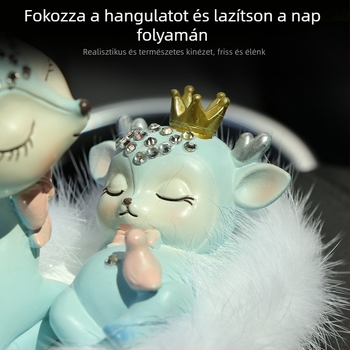 Autós plüss illatosító — karikatúra állatos dekoráció a belső térhez
