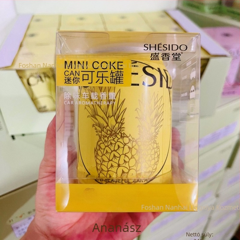 Autóillatosító balzsam gyümölcsös-lemons illattal, hosszú ideig ható, 240 g, műanyag tartó, eltávolítja a szagokat, párolgási idő 61–90 nap