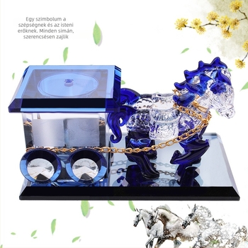 Kristály autóillatosító dísz a Jade Crystal Crafts-től, belső autó dekoráció