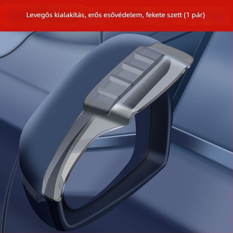 Geely esővédő visszapillantóhoz — PVC, ragasztásos szerelés, univerzális illeszkedés, AT/Automata, testreszabható