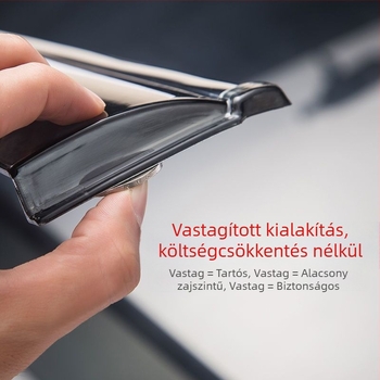 L6F Nissan Tiida-hoz illeszkedő esővédő pajzs – szintetikus gyanta, ablak-szemöldök