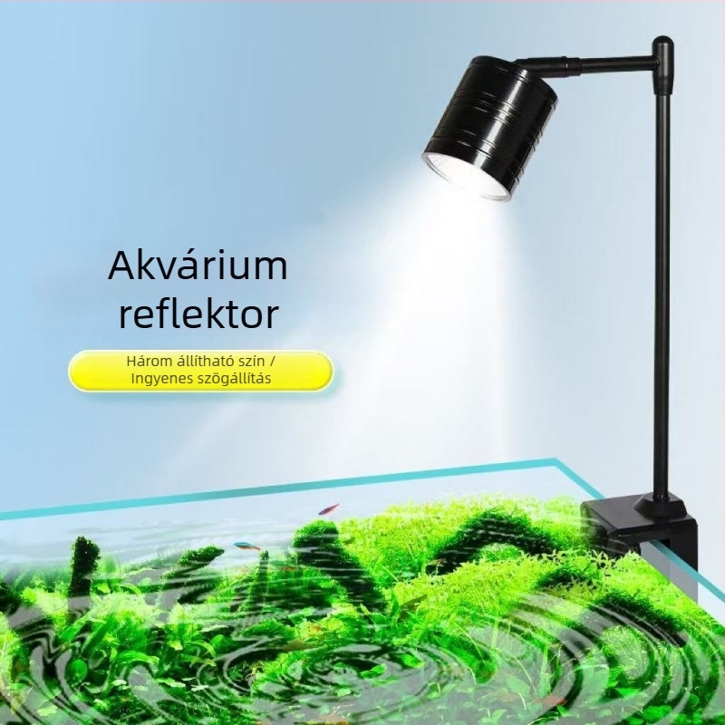 Akvaris világítás - alumínium ötvözet, 7W/10W, QL márka, 500 g