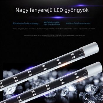LED alámerülő lámpa akváriumhoz, vízálló világítás, növények számára