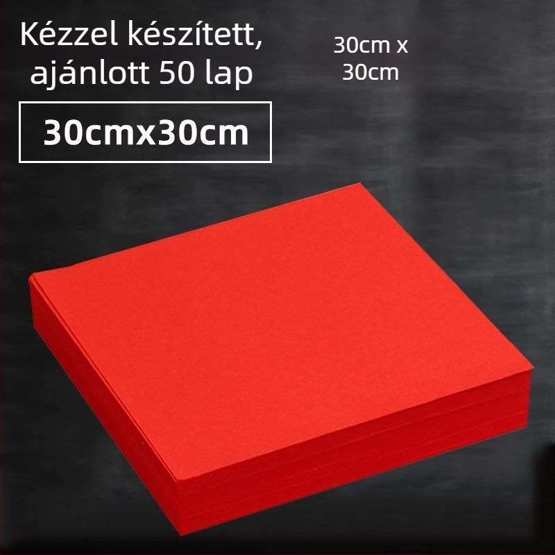 Kétoldalas piros Xuan papír vágáshoz, A4 méret, Anyag: KT tábla, Import nélkül, Márka: Másik, Kategória: Boldog szó