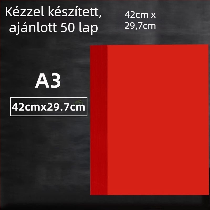 Kétoldalas piros Xuan papír vágáshoz, A4 méret, Anyag: KT tábla, Import nélkül, Márka: Másik, Kategória: Boldog szó
