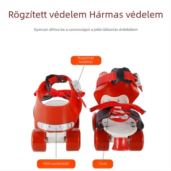 Állítható gyerek görkori cipő négy kerékkel