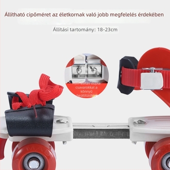 Állítható gyerek görkori cipő négy kerékkel