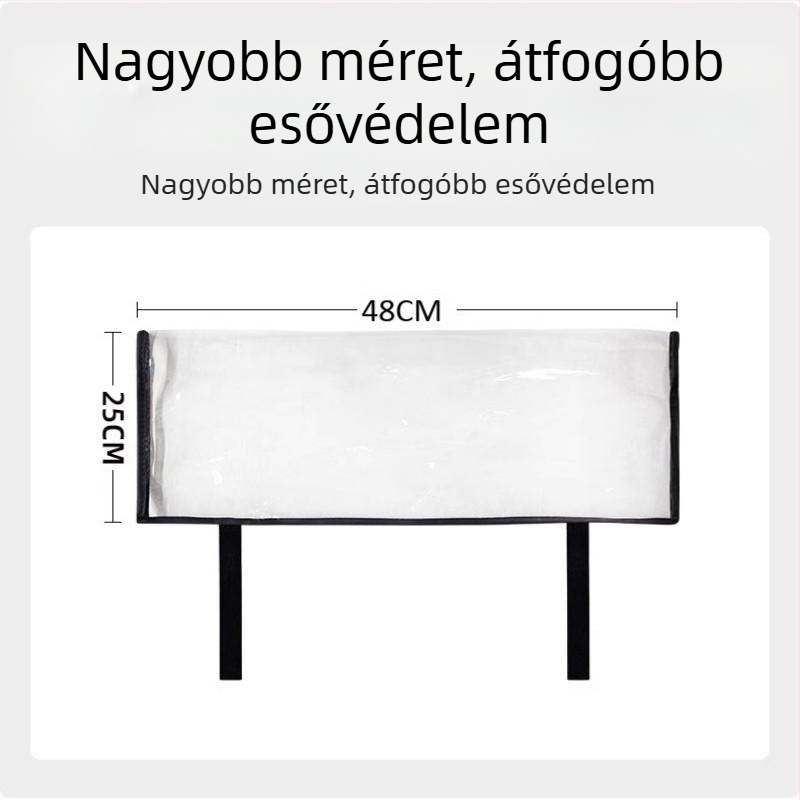 Kültéri vízálló védőfedél hosszabbítóhoz, csatlakozópanelhez és töltőhöz