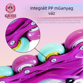 Gyerekek inline korcsolyái LED világítással