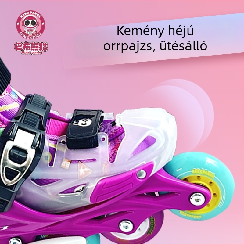 Gyerekek inline korcsolyái LED világítással
