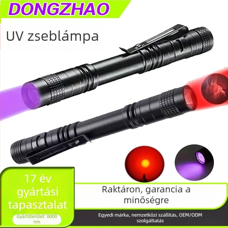 LED zseblámpa alumíniumötvözetből, 5W, 1200 mAh akkumulátor, vízálló, fénysugár 100–200 m