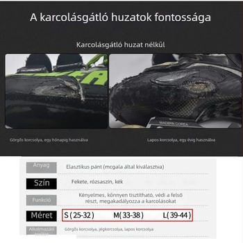 Görkorcsolya védőhüvely kopásálló bevonattal