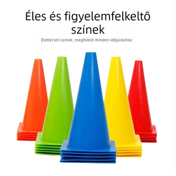 Edző segédeszköz: konuszos vödör jelző edzéshez futballhoz és kosárlabdához, PE, Yunhui, testreszabható (Anyag: PE; Gyártó: Yunhui; Testreszabható: Igen; Alkalmas: Futball)