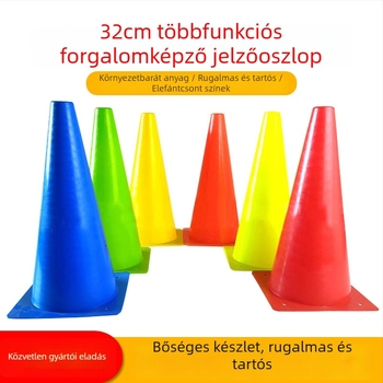Edző segédeszköz: konuszos vödör jelző edzéshez futballhoz és kosárlabdához, PE, Yunhui, testreszabható (Anyag: PE; Gyártó: Yunhui; Testreszabható: Igen; Alkalmas: Futball)