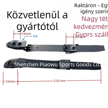 Gördülőkorcsolya univerzális csat rész — PU+ háló felső rész; gumírozott talp; egysoros kerekek; PA66 kerékanyag; 4 csavar a csomagban