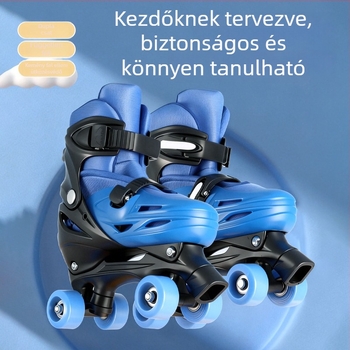 Yangying inline görkorcsolya - állítható, világító, PVC felső rész és PVC kerekek