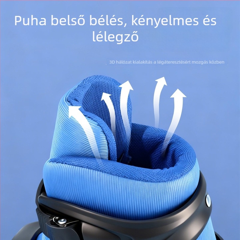 Yangying inline görkorcsolya - állítható, világító, PVC felső rész és PVC kerekek