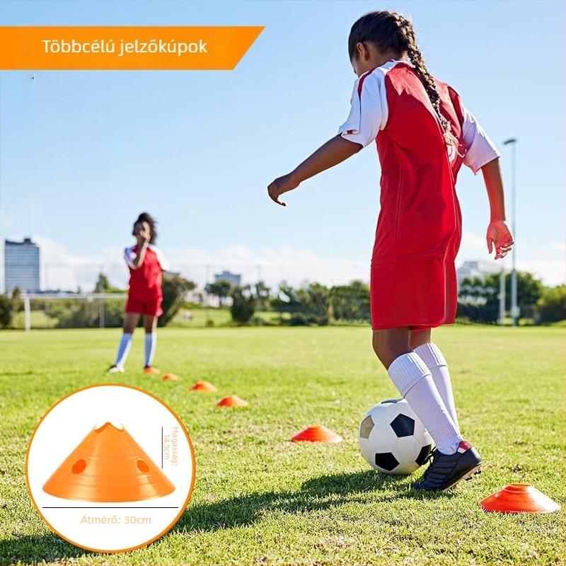 Huaju Futball-edzés akadályok – PE anyagú edzőeszközök futballhoz és más labdasportokhoz
