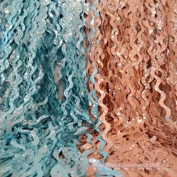 Esőszálas függöny csillagos háttérrel és hullámzó dizájnal születésnapi bulira (Műanyag • Szalag • Helyszíni dekoráció kiegészítői • Beltéri dekoráció)