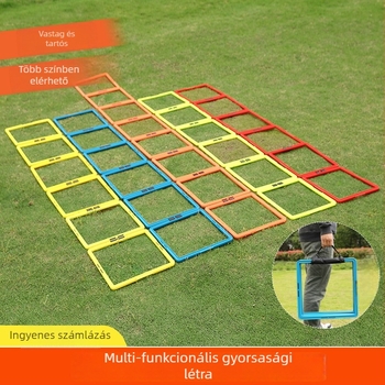 Agilitási edzésgyűrű - négyzet alakú (PP anyag, futball-edzés segédeszköz, NAILI)