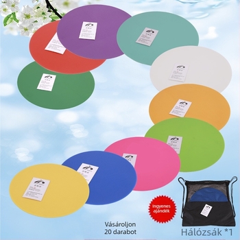 Futball-edzés korong akadályos matrac - PVC, Naili márka, edző segédeszközök