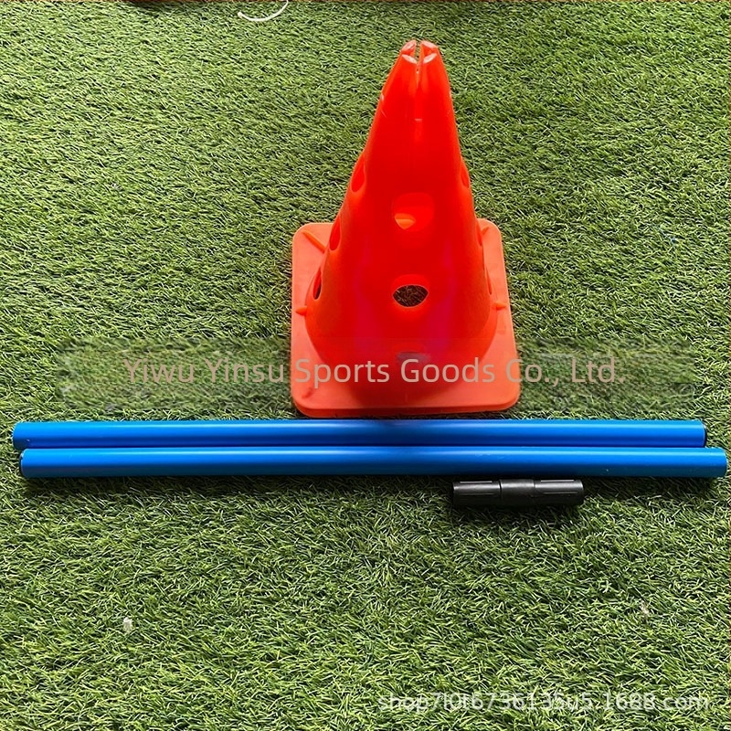 Futball edzőgát és sarokzászló készlet, PVC, kétszakaszú rudak, testreszabás elérhető, edzősegédek a futballhoz