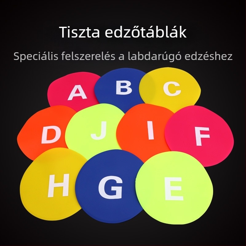 Crown edzősegéd – Kompozit anyagú jelzőlemez futball- és kosárlabda edzésekhez, testreszabható