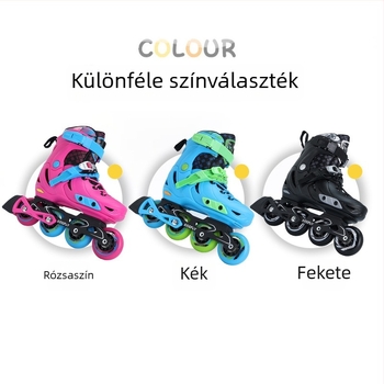 Gyerekeknek szóló állítható inline korcsolyák kezdőknek