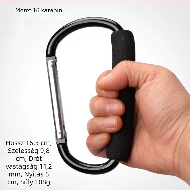 Gongping D-alakú alumínium karabiner – gyorshurok táskákhoz, cipőkhöz és poggyászhoz, könnyű és többfunkciós, testreszabás elérhető