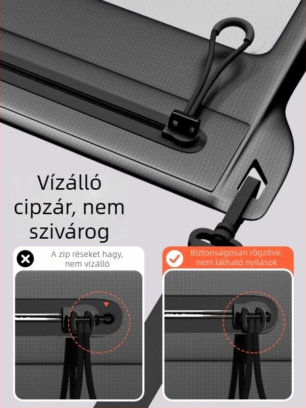 Telefonos vízálló crossbody táska érintőképernyővel, nagy kapacitású PVC kültéri vízálló táska merüléshez és strandoláshoz