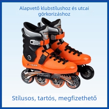 LX969 inline görkorcsolya – 4 kerék, PVC felső rész, PU kerekek, gumis talp, Force Star