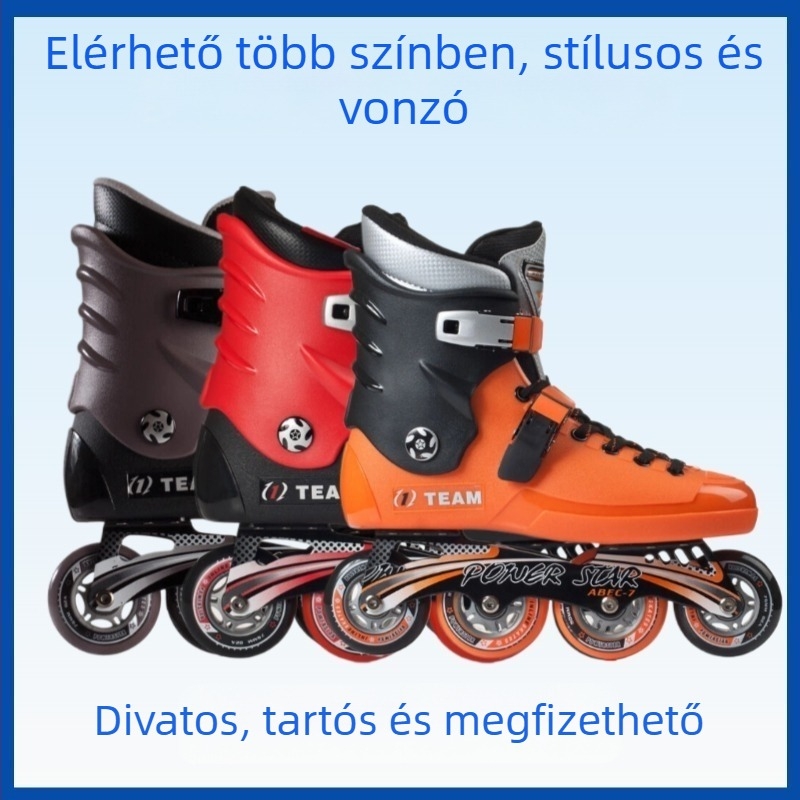 LX969 inline görkorcsolya – 4 kerék, PVC felső rész, PU kerekek, gumis talp, Force Star
