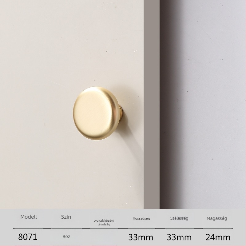 Gardrób ajtó hosszú kilincs, Light Luxury stílus, cinkötvözet anyag, die casting, modell 8074