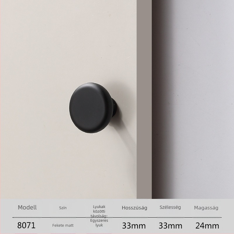 Gardrób ajtó hosszú kilincs, Light Luxury stílus, cinkötvözet anyag, die casting, modell 8074