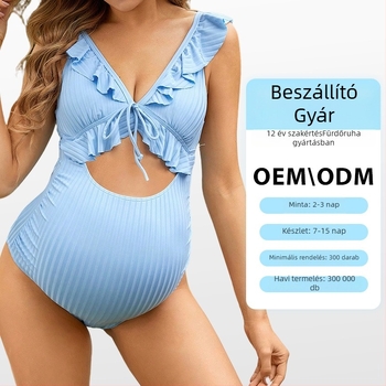 Kismama egyrészes fürdőruha nőknek, vállpánt nélkül, mellkas párnával és merevítő nélkül, poliészter 90%, 200 g, úszáshoz