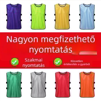 Futball-edzés mellény, poliészter, egész éves, uniszex, tinédzser