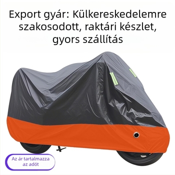 Motorkerékpár-takaró eső és nap elleni védelemmel, vastagabb kivitel