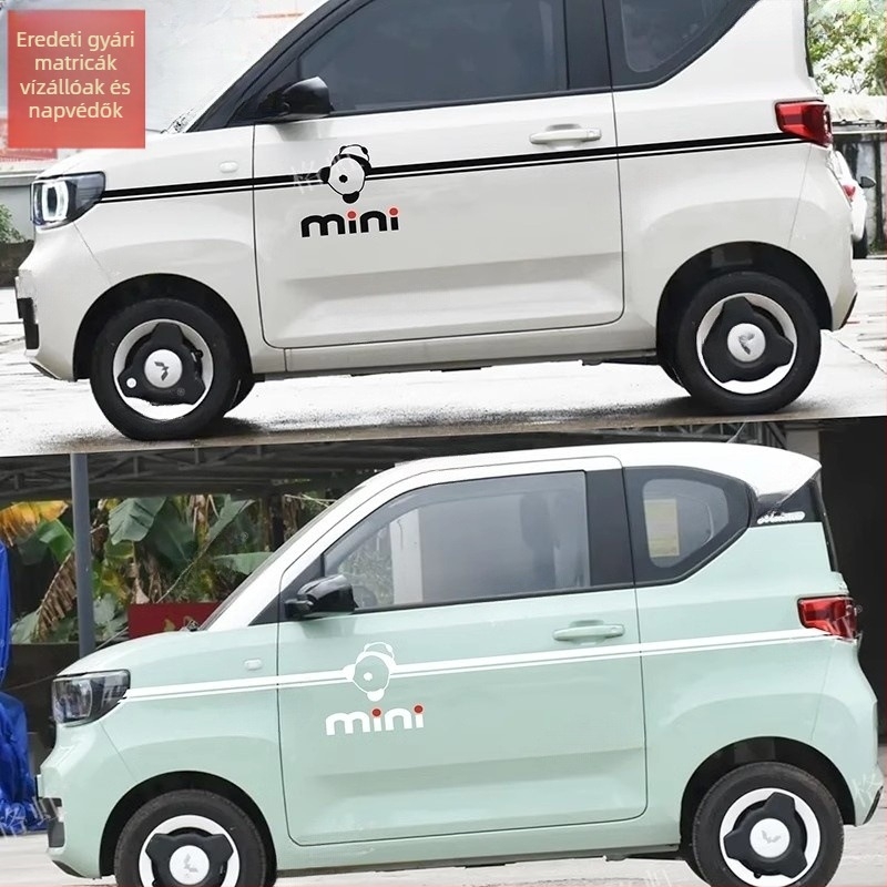 Jin Zherui autómatrica, zászló mintázat, ragasztóval szerelhető, Hongguang Mini EV-hez
