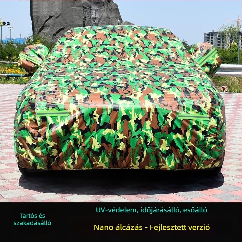 SUV-hoz való autóponyva — Imperial Scene, pamutgyapjú, vastagított szigetelés, napvédelem, Volkswagen T-Roc kompatibilis