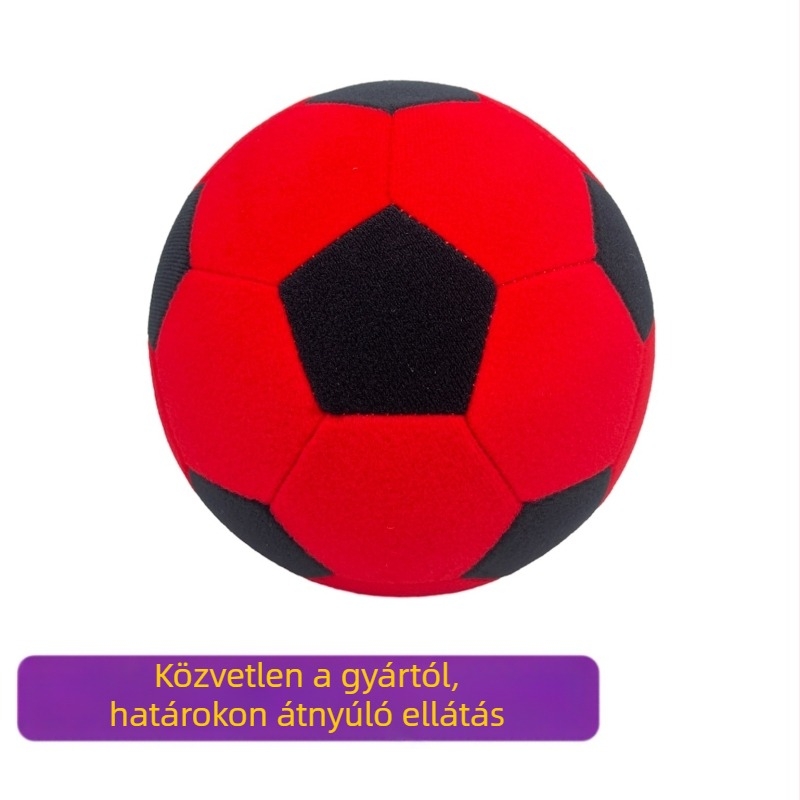No.4 Velcro futball-labda célzó edzéshez, gyapjú anyag, gépi varrás, logó nyomtatható