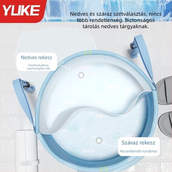Gyermekeknek szóló vízálló úszótáska száraz–nedves elválasztóval, hordozható hátizsák tengerparti vízisportokra