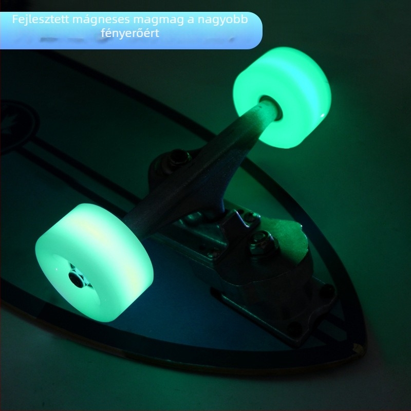 Görkorcsolya - Kétsoros kerekek, PU felső rész, Poliuretán kerekek, Uniszex, KSANA