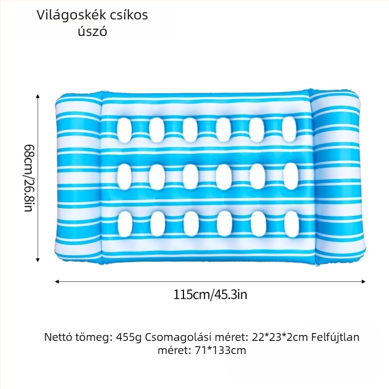 PVC-ből készült felfújható medencés matrac – lebegő matrac a vízre