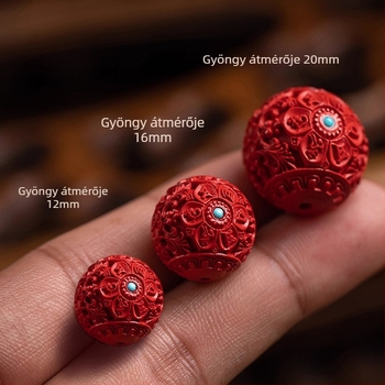 DIY ékszer kiegészítők – cinnabar anyag, etnikus totem stílus, préselt feldolgozás