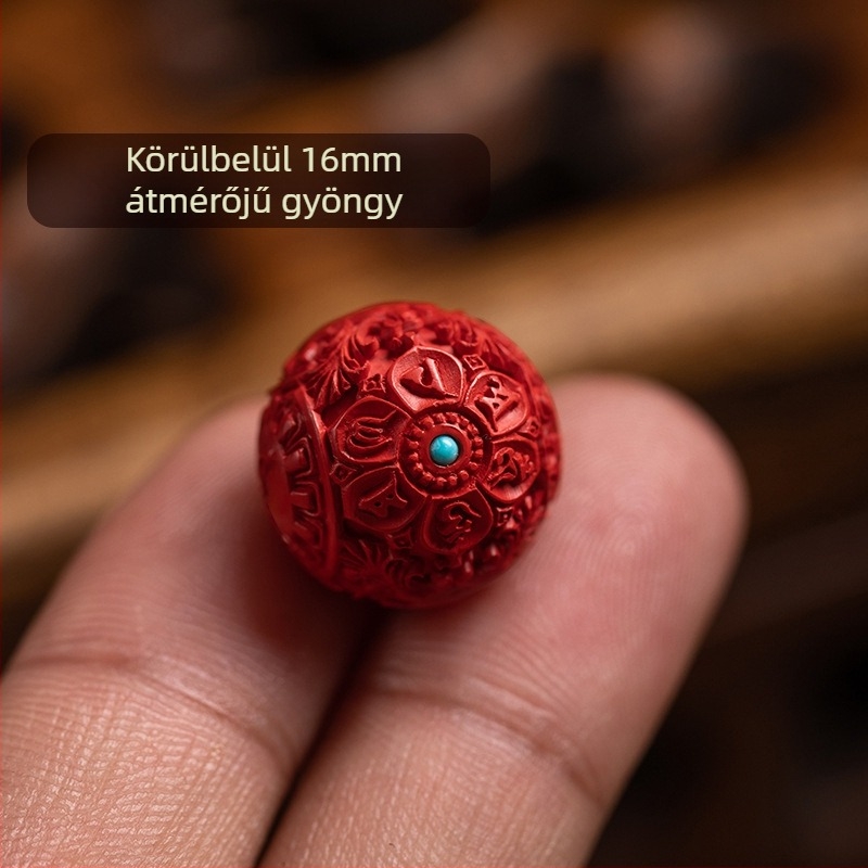 DIY ékszer kiegészítők – cinnabar anyag, etnikus totem stílus, préselt feldolgozás